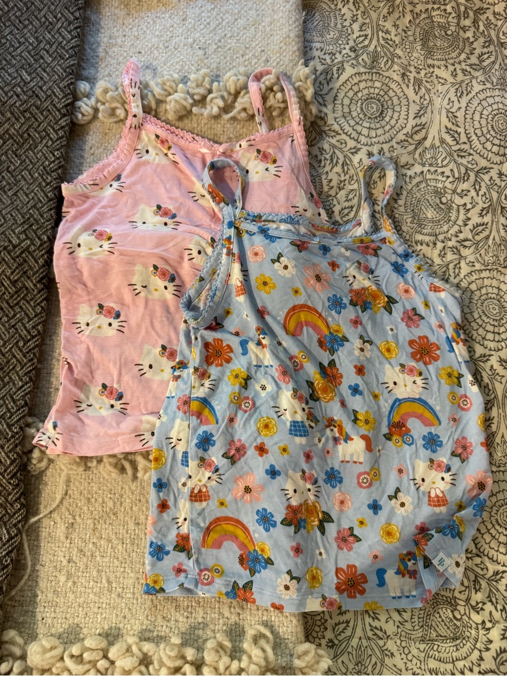 Posh Peanut x Hello Kitty Sanrio Girls Cami Tank set of 2, Size 8 M - Picture 2 of 4
